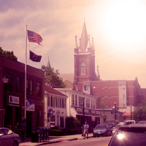 corporate headquarters of Cambridgeport Bank in Brighton,